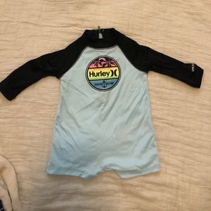 Hurley bathing suit/rash guard